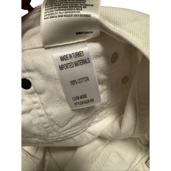 AGOLDE size 27 Off white cut off distressed shorts - EUC - Picture 5 of 7